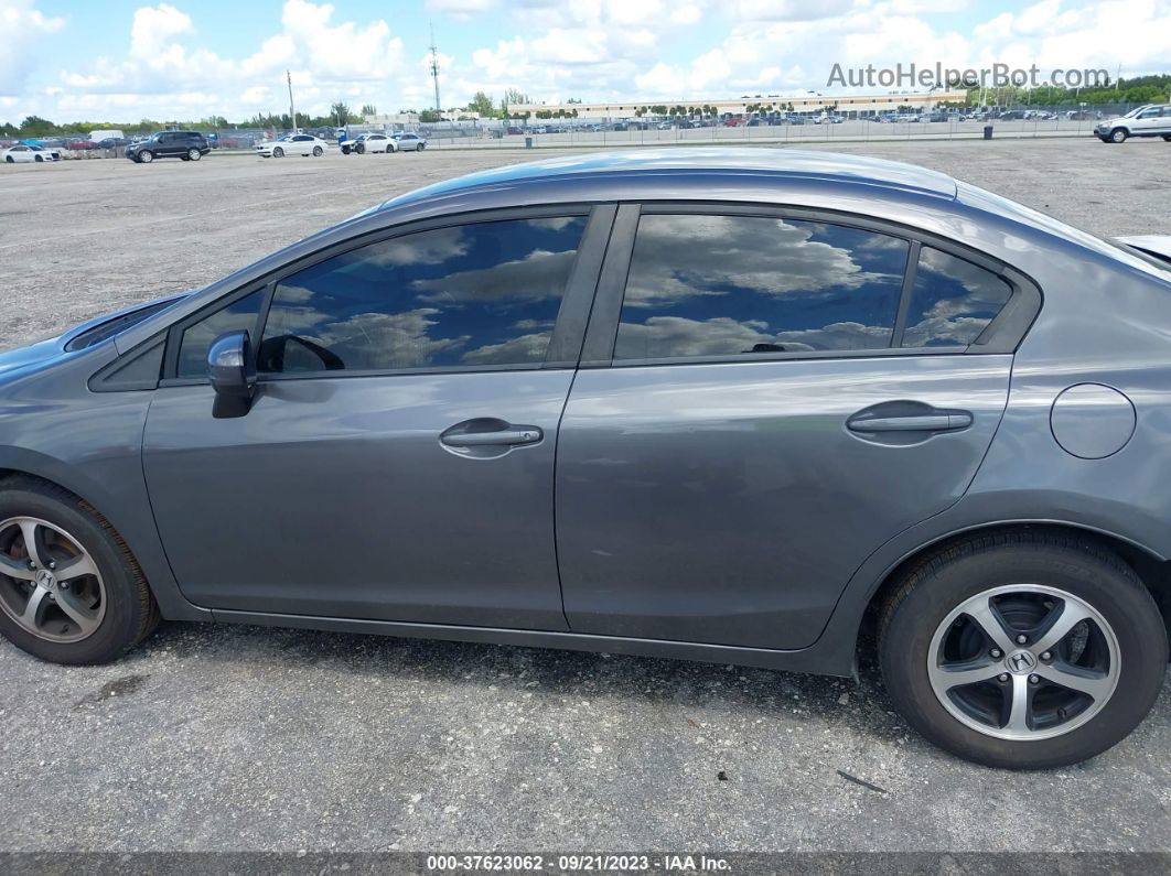 2015 Honda Civic Sedan Se Gray vin: 19XFB2F71FE037028