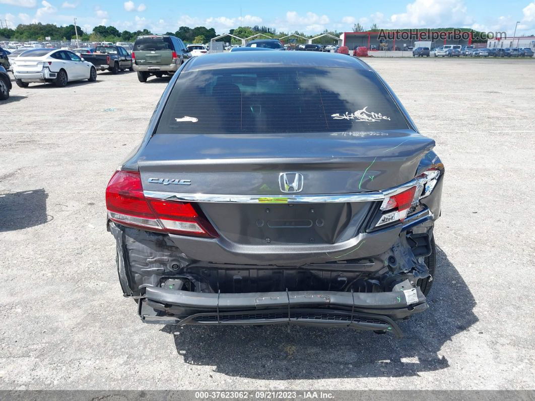 2015 Honda Civic Sedan Se Gray vin: 19XFB2F71FE037028