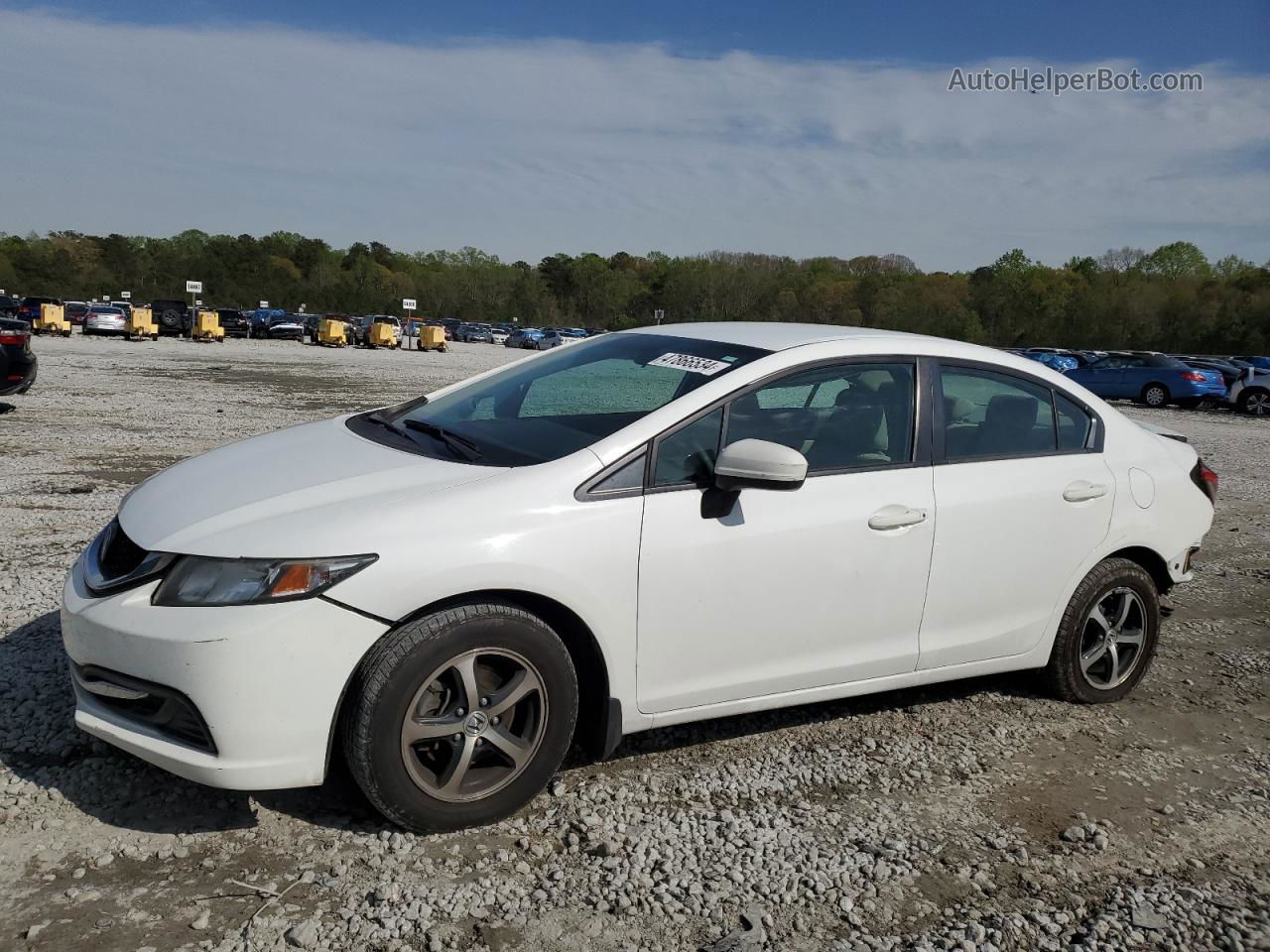 2015 Honda Civic Se White vin: 19XFB2F71FE081918