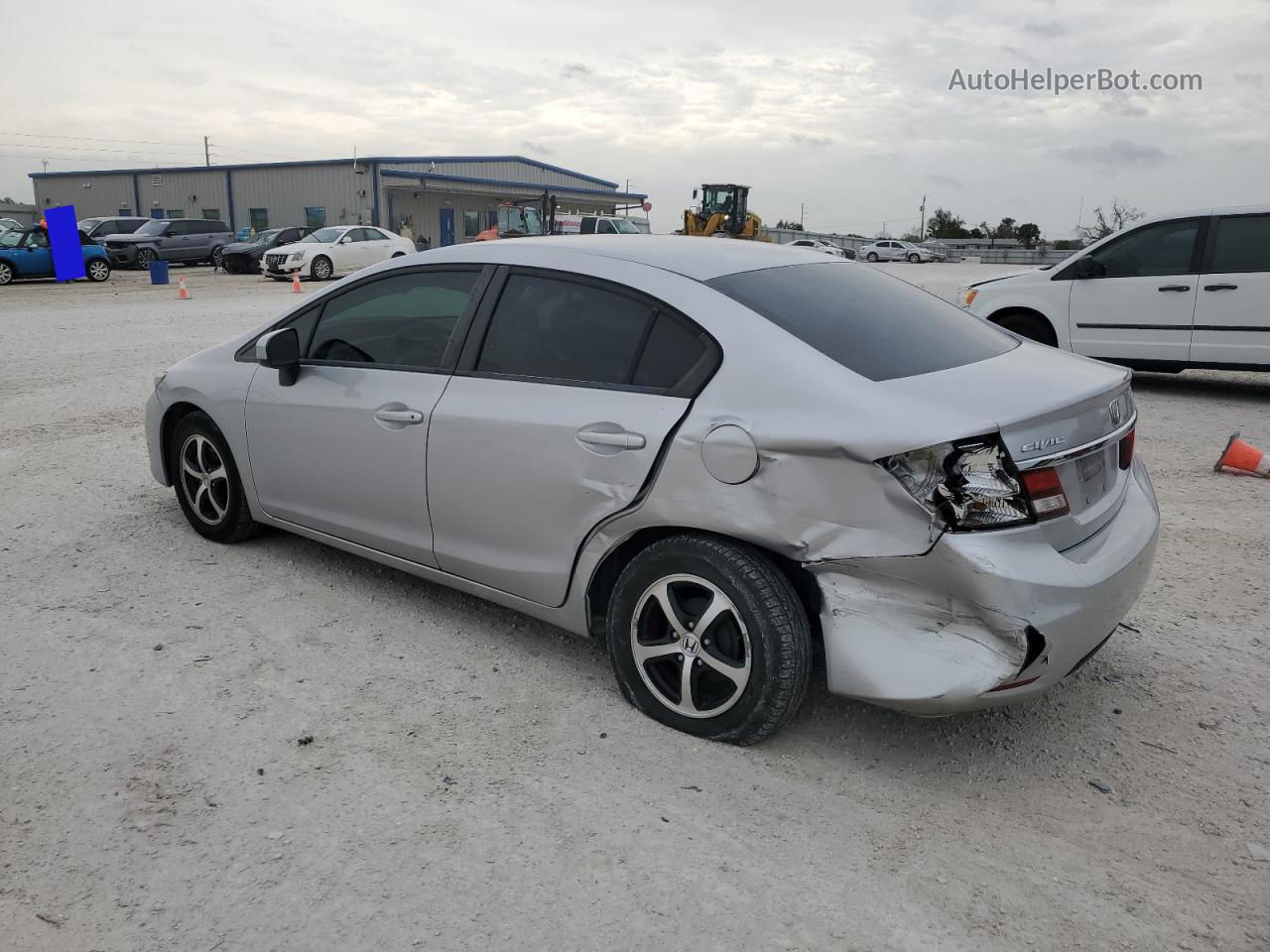 2015 Honda Civic Se Silver vin: 19XFB2F71FE113380