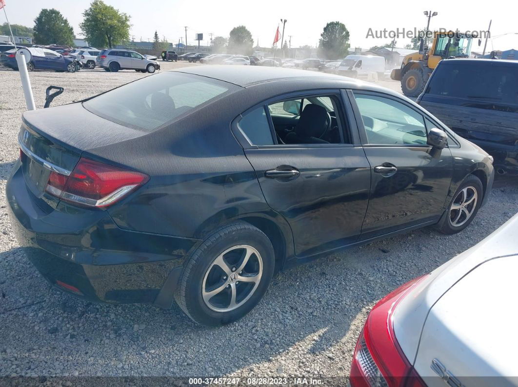 2015 Honda Civic Se Черный vin: 19XFB2F73FE107631