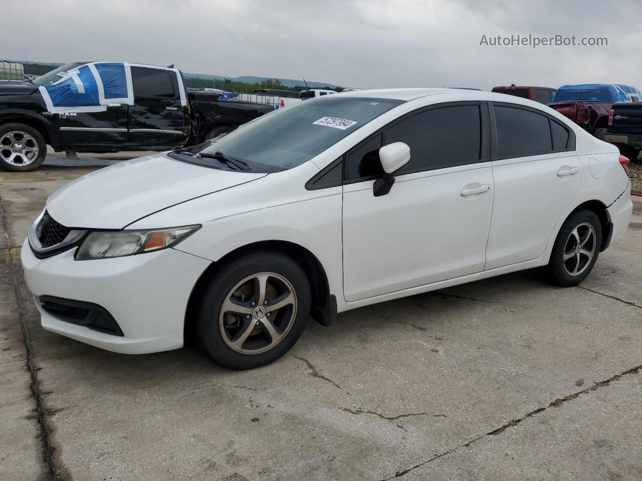 2015 Honda Civic Se White vin: 19XFB2F74FE118587