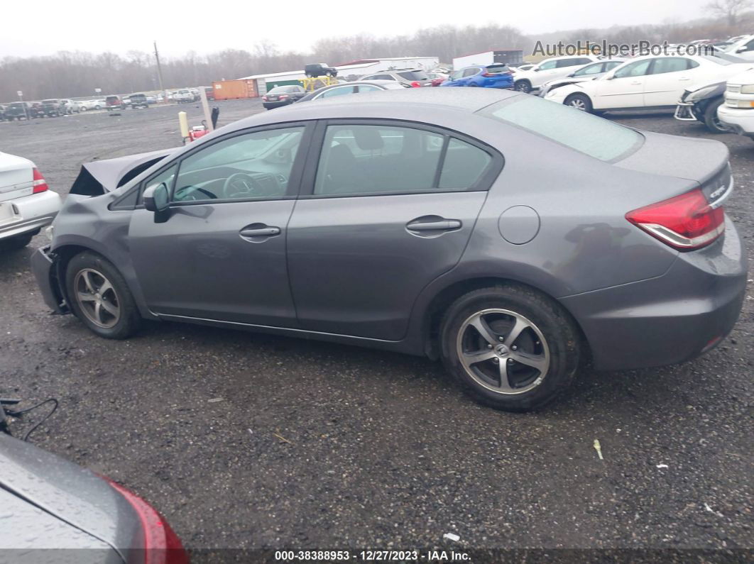 2015 Honda Civic Se Pewter vin: 19XFB2F74FE268702