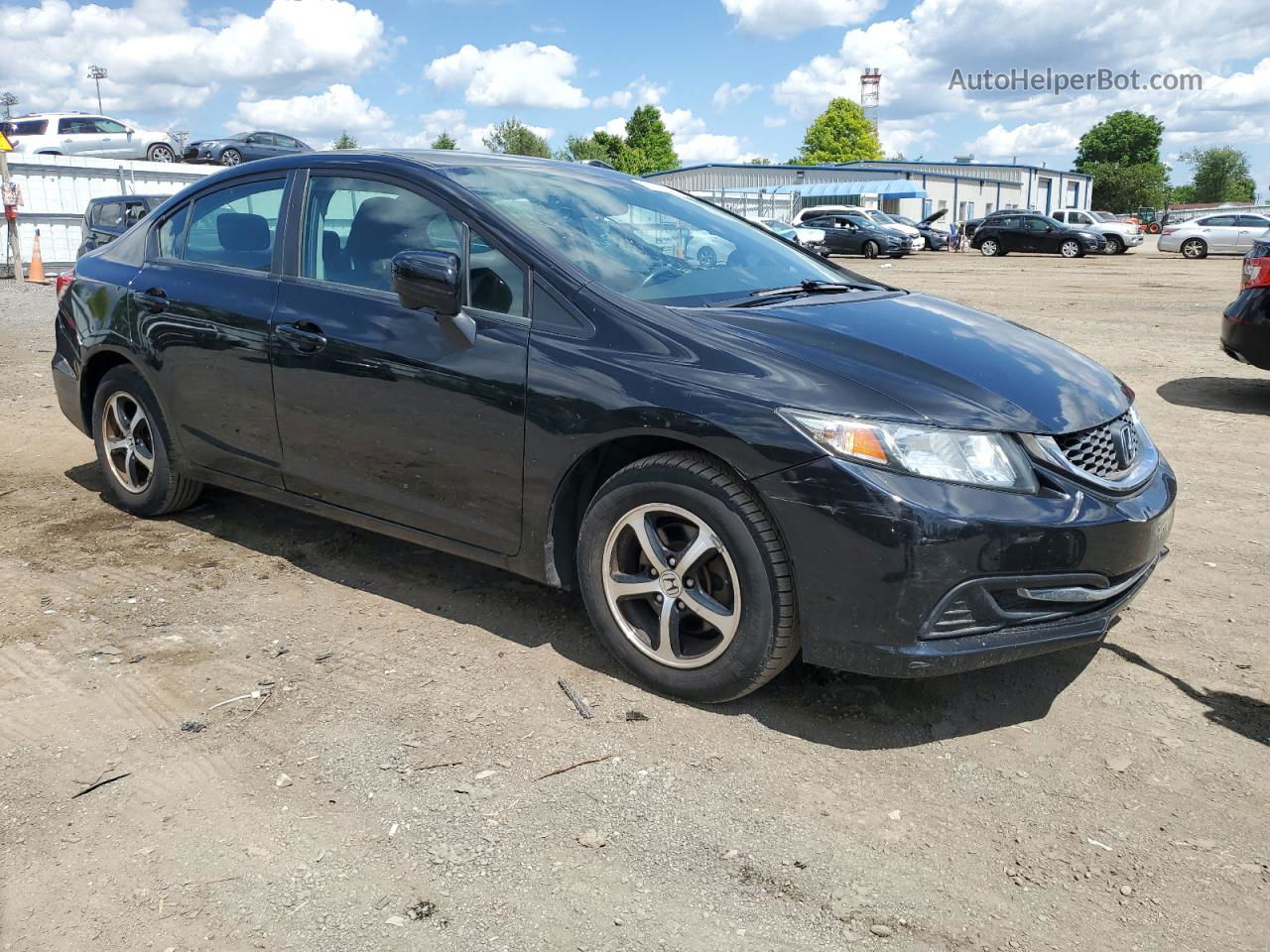 2015 Honda Civic Se Black vin: 19XFB2F74FE295186