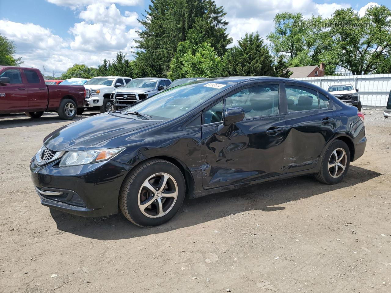 2015 Honda Civic Se Black vin: 19XFB2F74FE295186