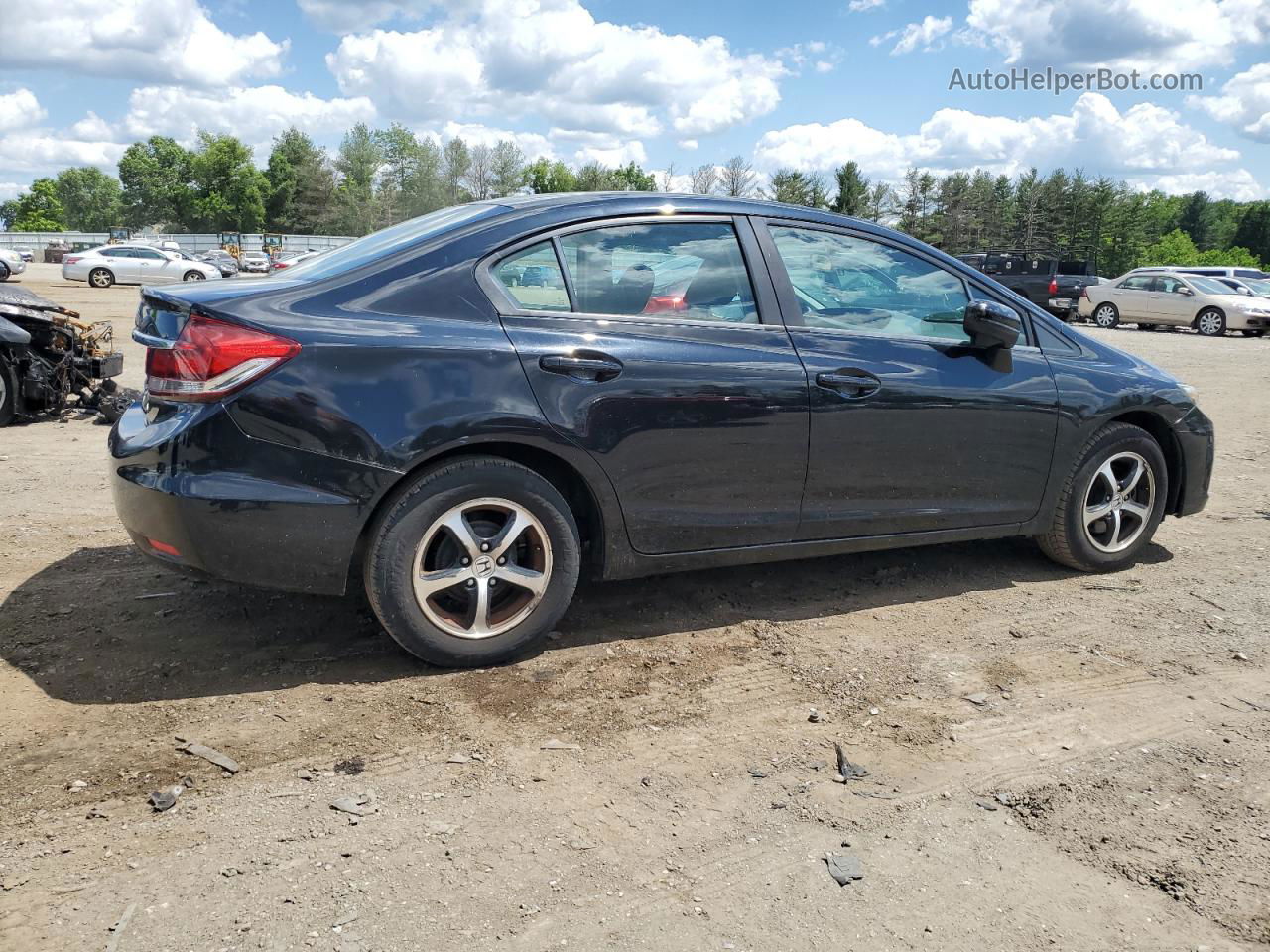 2015 Honda Civic Se Black vin: 19XFB2F74FE295186