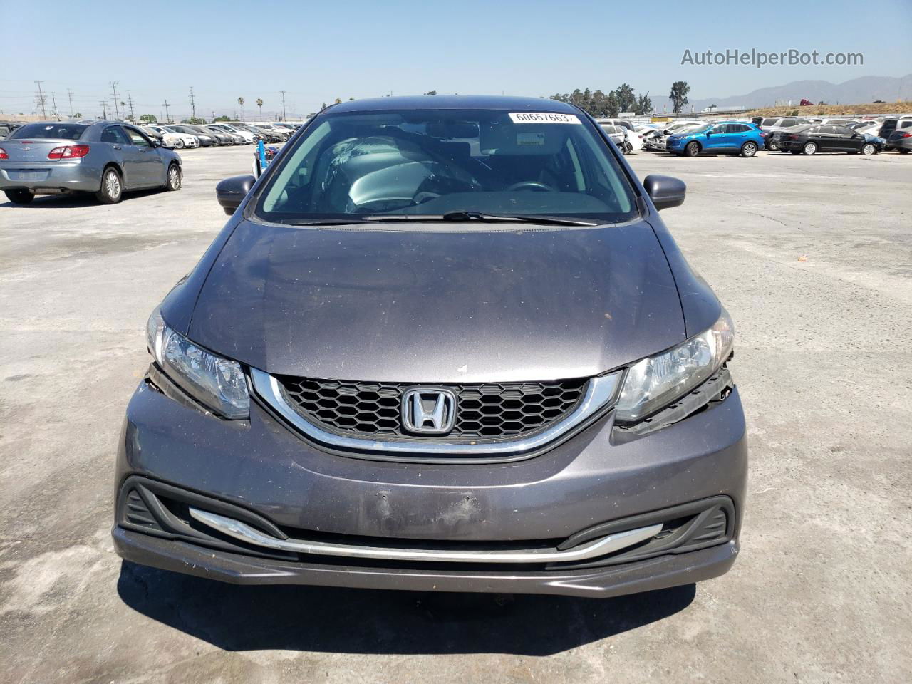 2015 Honda Civic Se Gray vin: 19XFB2F75FE119635