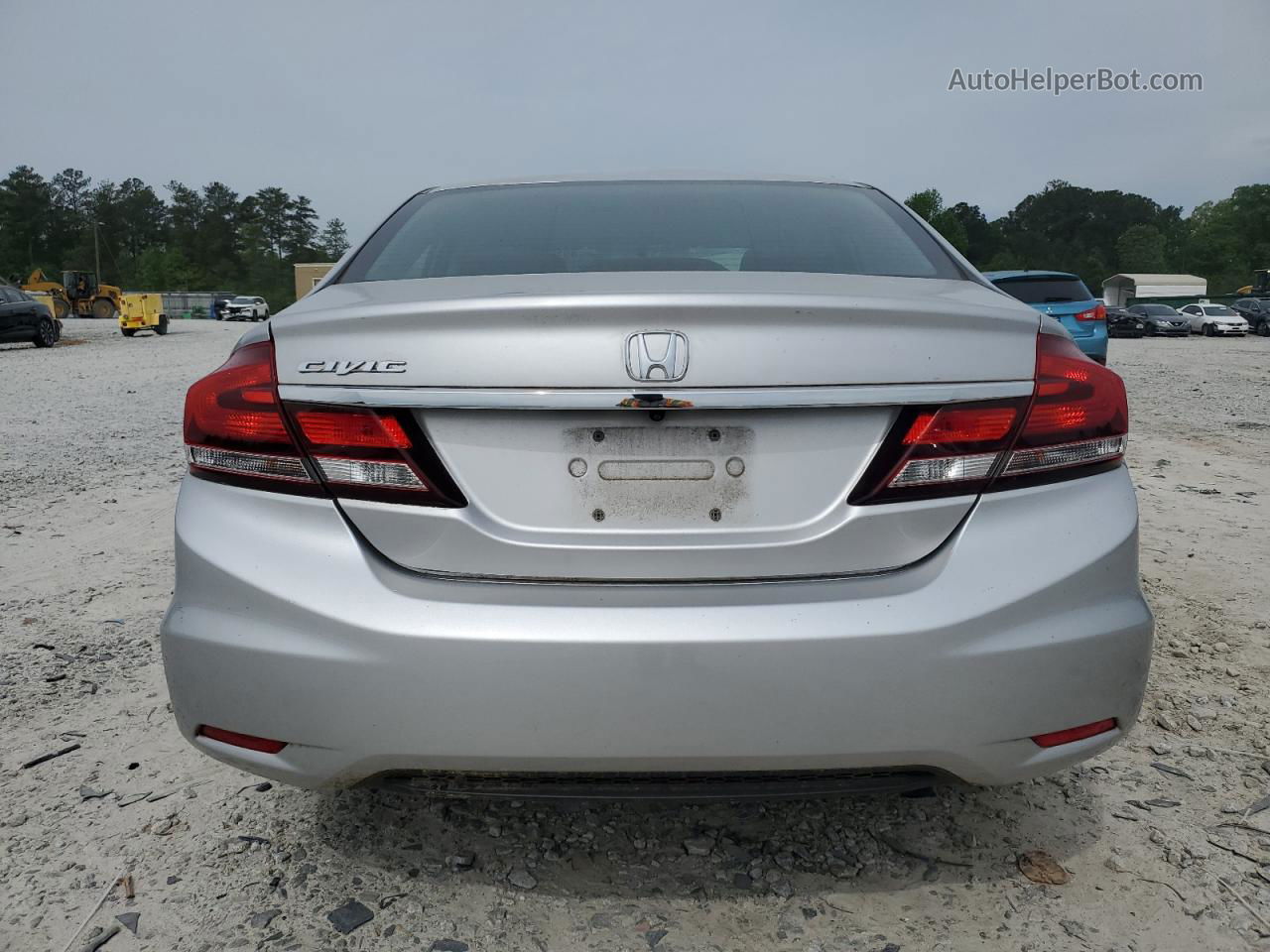 2015 Honda Civic Se Silver vin: 19XFB2F76FE027305