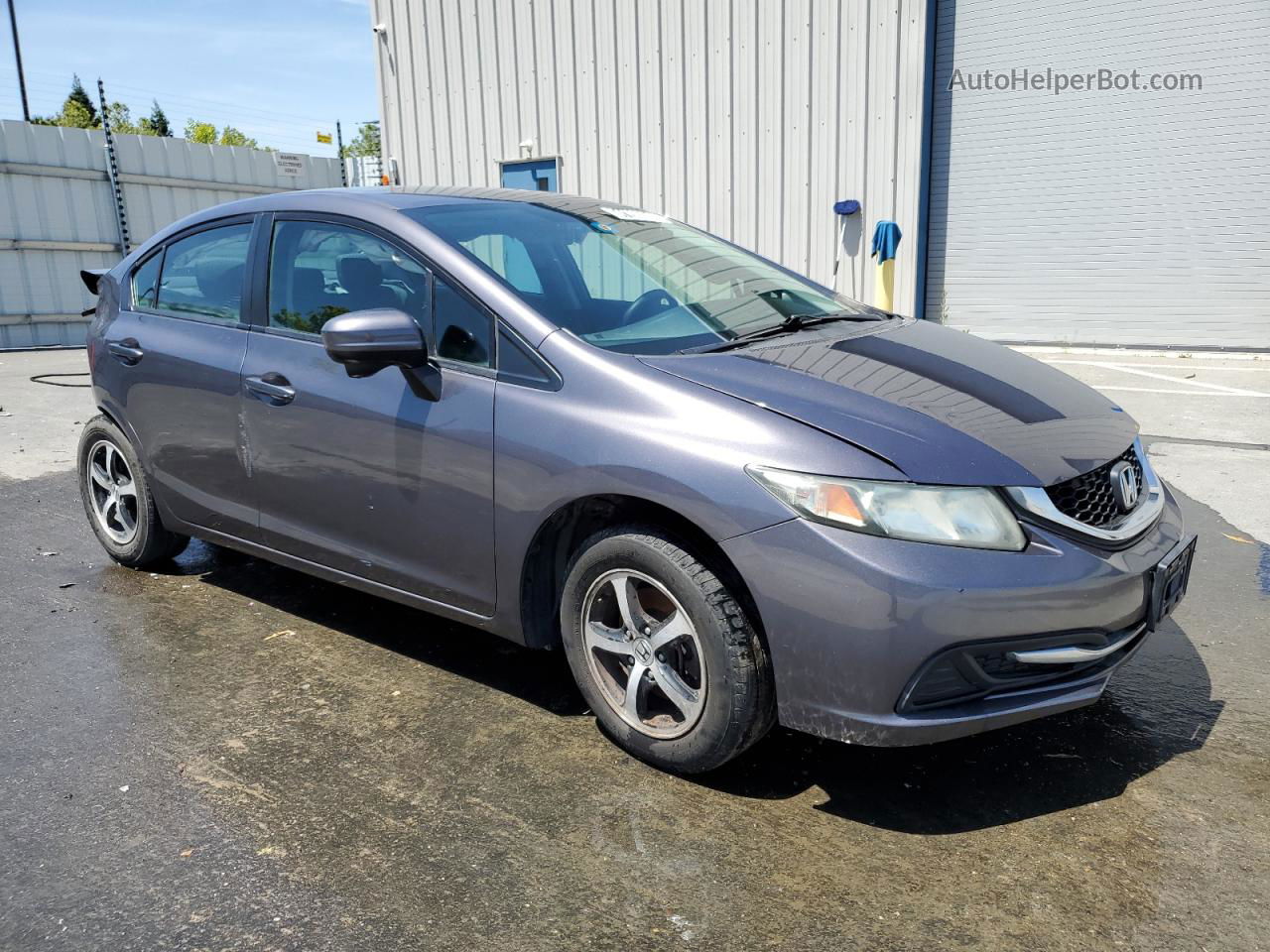 2015 Honda Civic Se Gray vin: 19XFB2F76FE119661