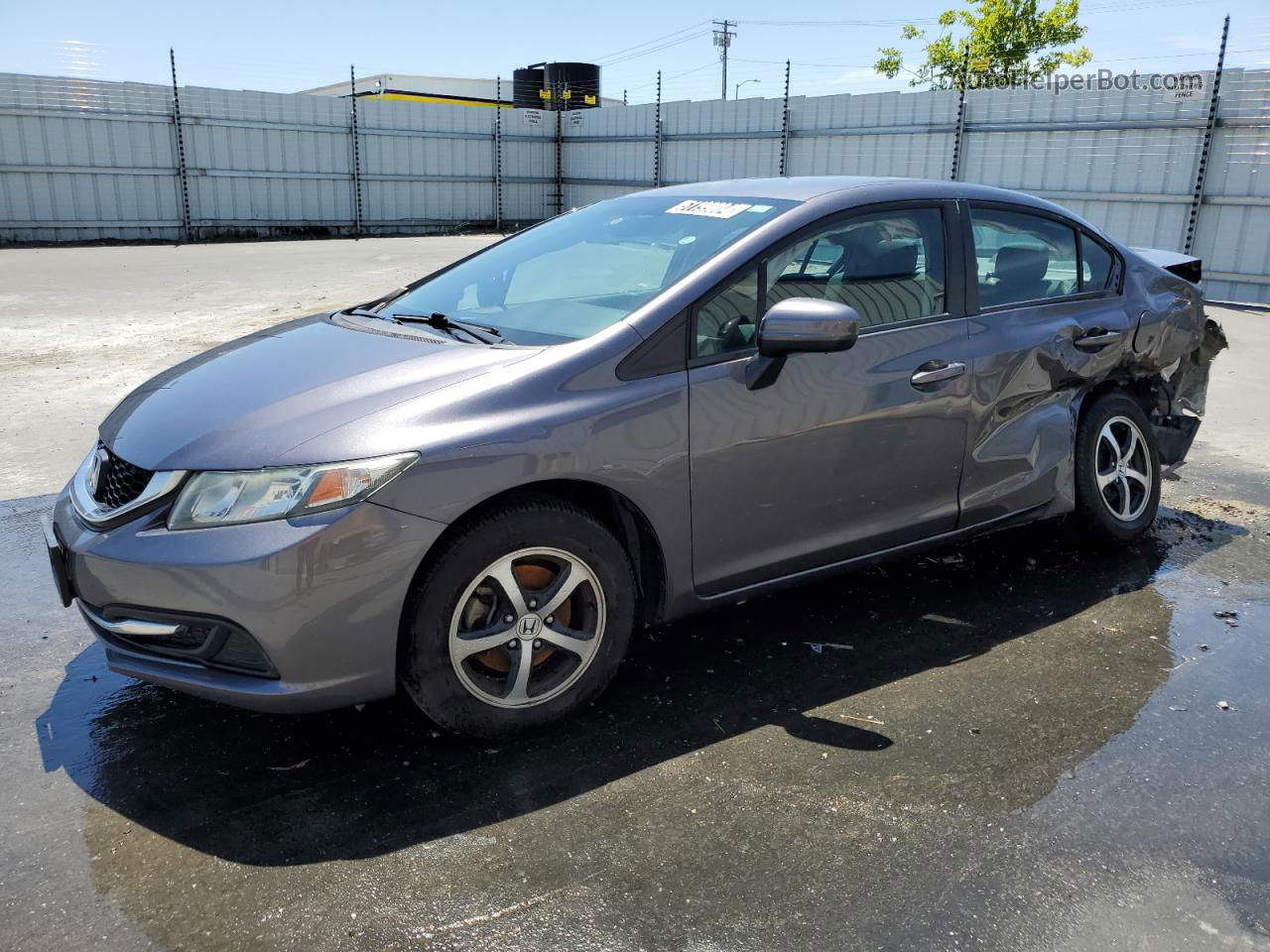 2015 Honda Civic Se Gray vin: 19XFB2F76FE119661