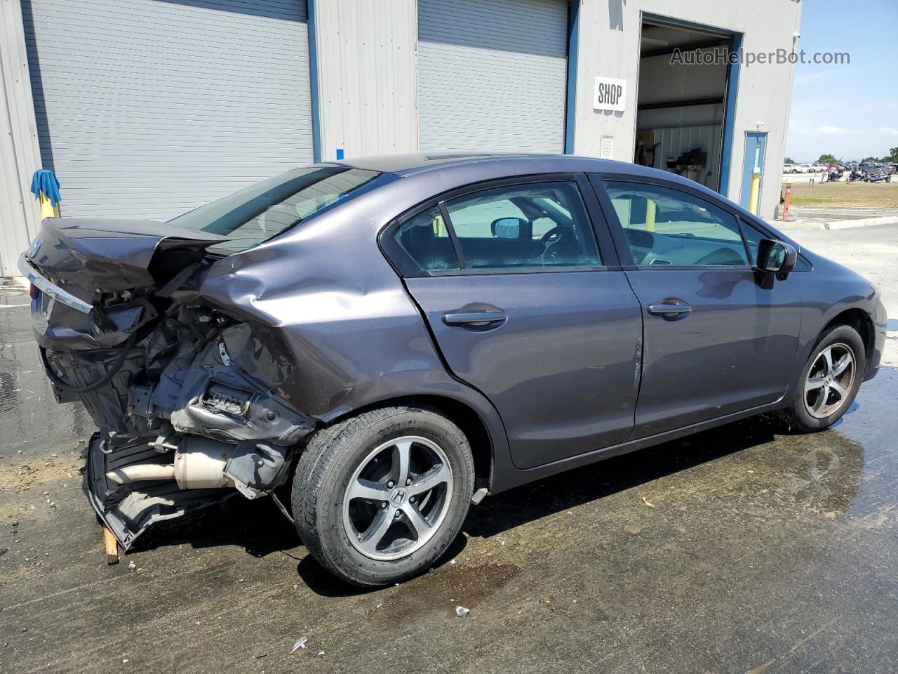 2015 Honda Civic Se Gray vin: 19XFB2F76FE119661