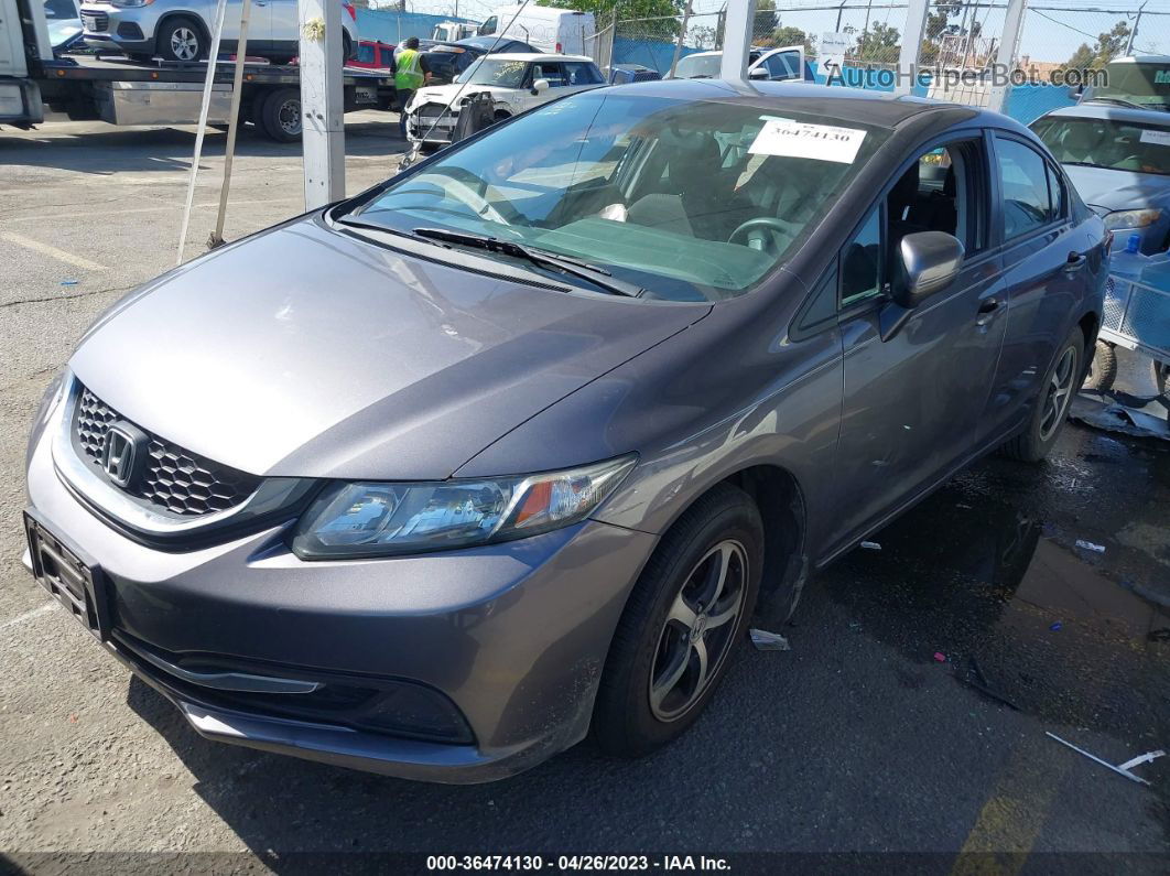 2015 Honda Civic Se Silver vin: 19XFB2F77FE092907