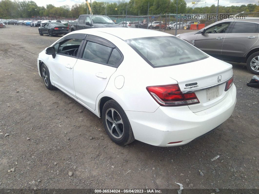 2015 Honda Civic Sedan Se White vin: 19XFB2F79FE235453