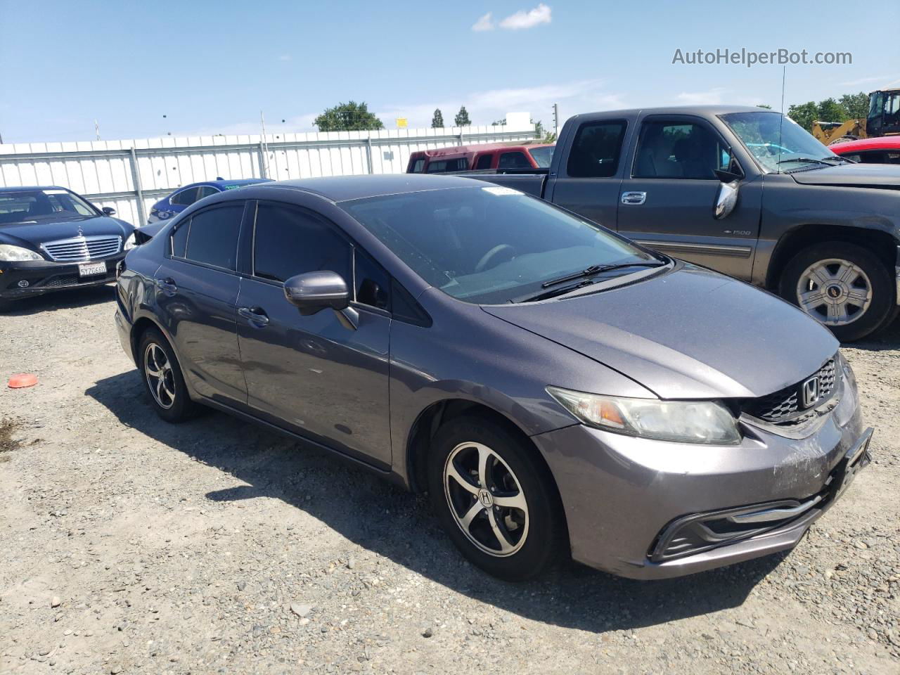 2015 Honda Civic Se Gray vin: 19XFB2F79FE263978