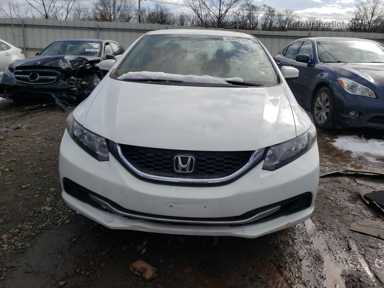 2015 Honda Civic Se White vin: 19XFB2F79FE297239