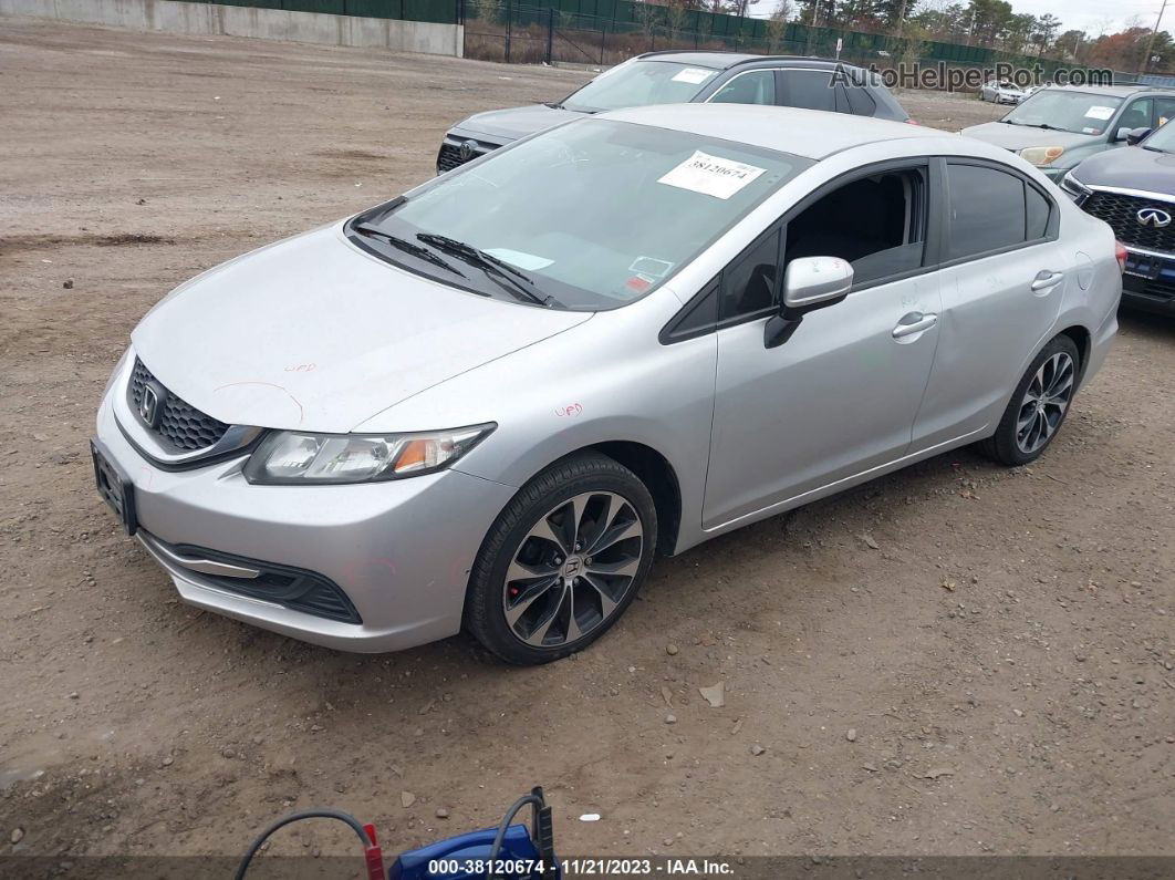 2015 Honda Civic Se Silver vin: 19XFB2F7XFE209850