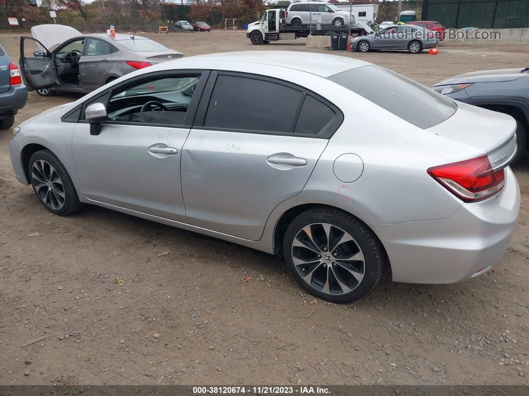 2015 Honda Civic Se Silver vin: 19XFB2F7XFE209850