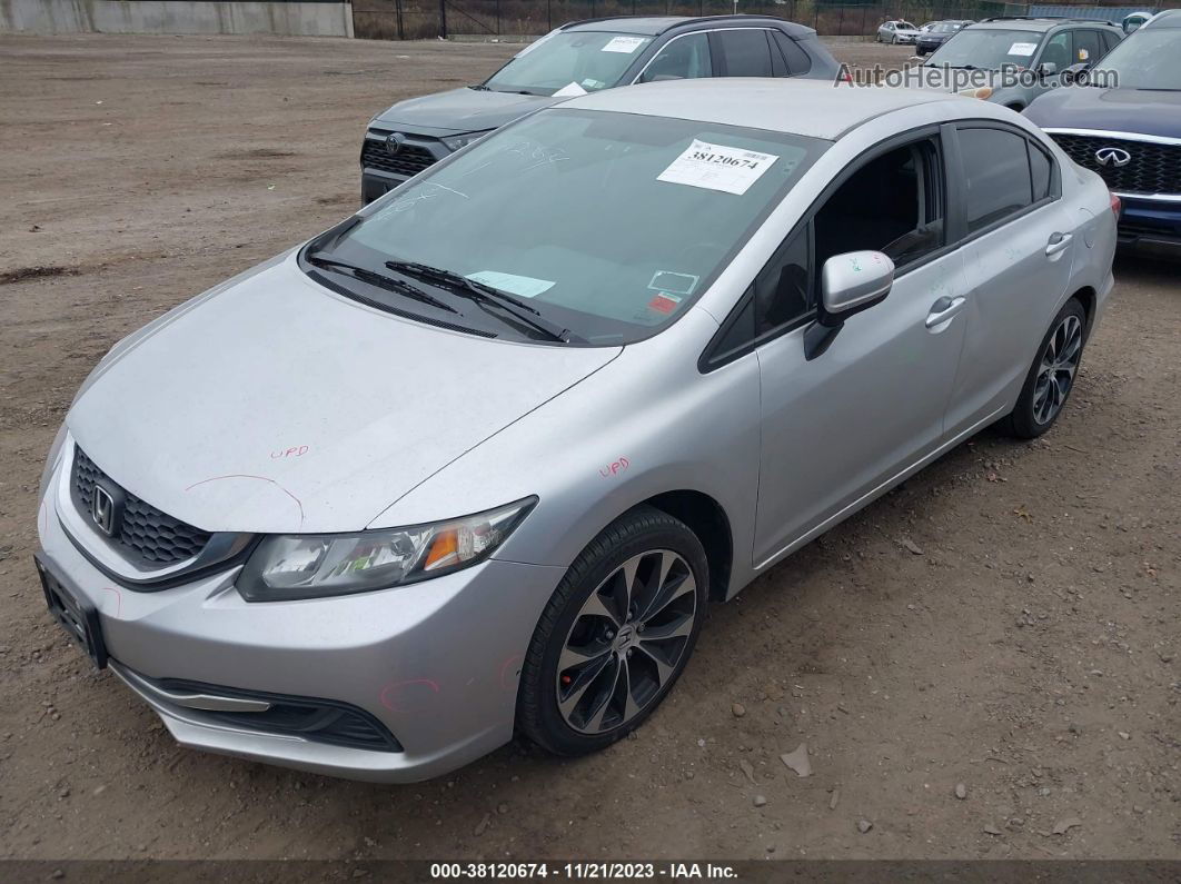 2015 Honda Civic Se Silver vin: 19XFB2F7XFE209850