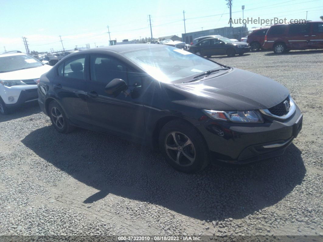 2015 Honda Civic Sedan Se Black vin: 19XFB2F7XFE267229