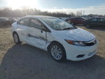 2012 Honda Civic Ex White vin: 19XFB2F80CE081297