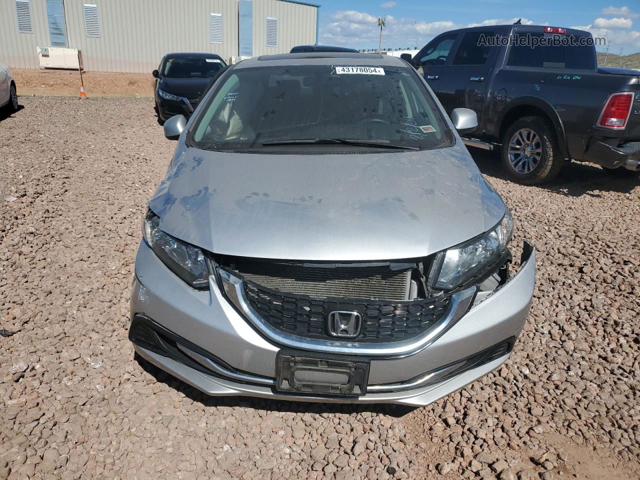 2013 Honda Civic Ex Silver vin: 19XFB2F80DE038189