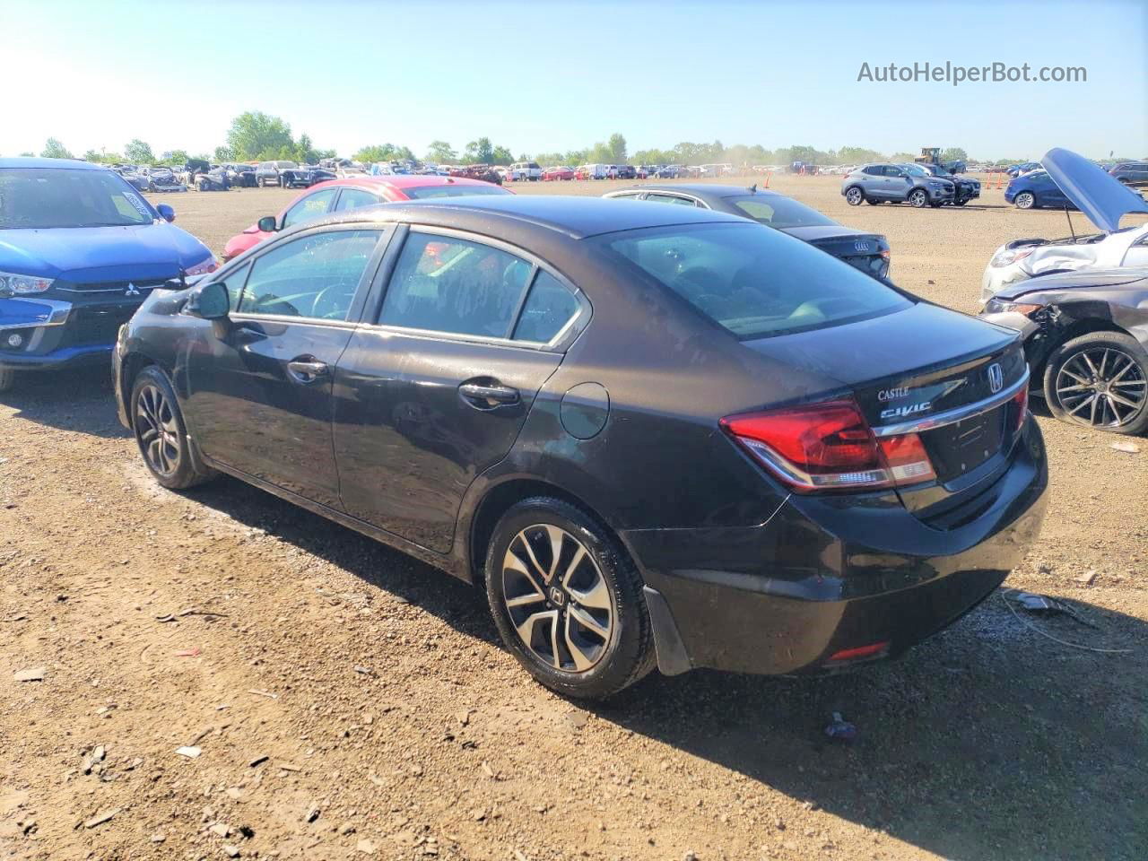 2013 Honda Civic Ex Black vin: 19XFB2F80DE067658