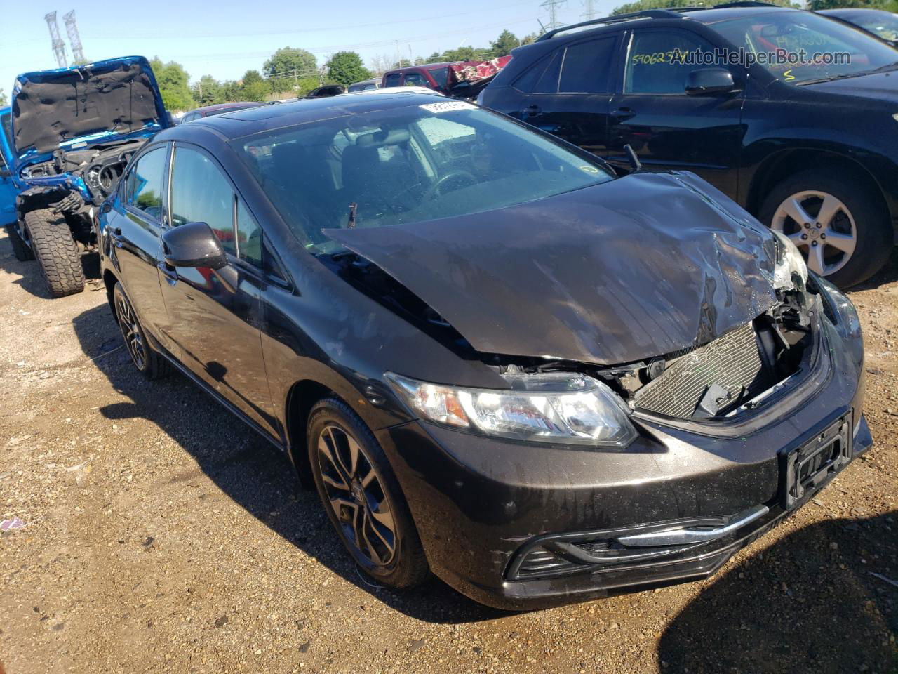 2013 Honda Civic Ex Black vin: 19XFB2F80DE067658