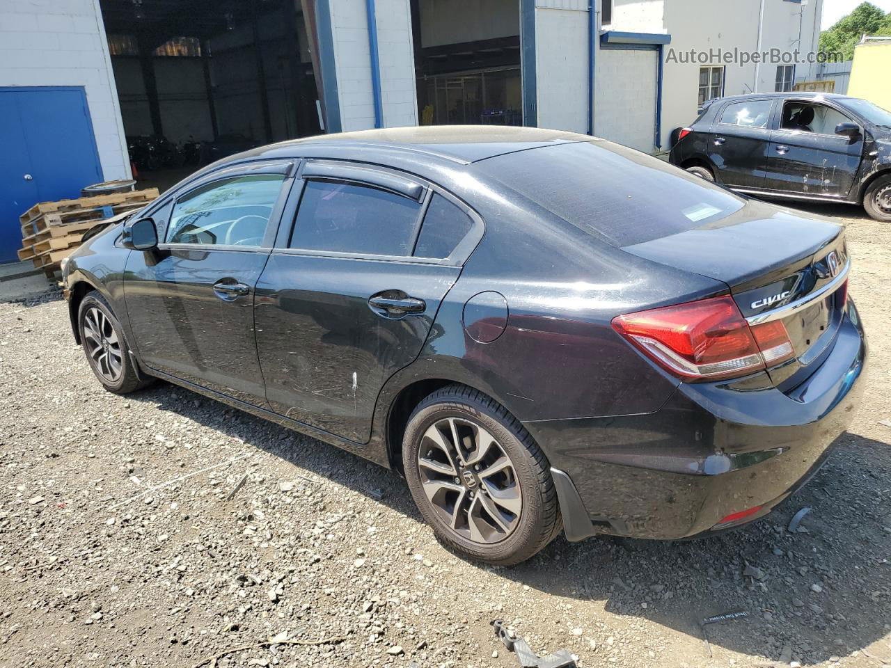 2013 Honda Civic Ex Черный vin: 19XFB2F80DE228879