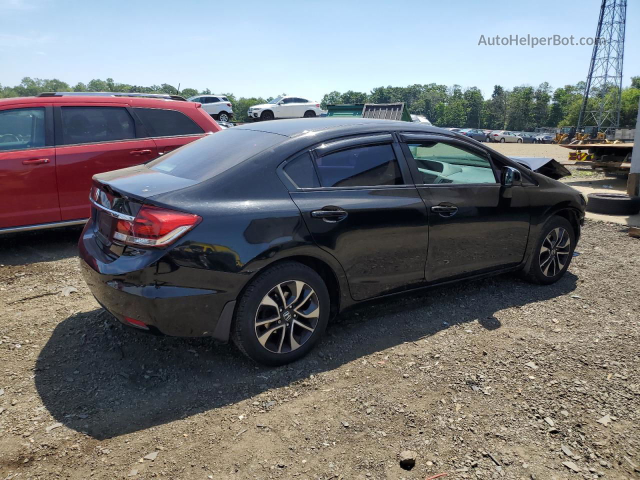 2013 Honda Civic Ex Black vin: 19XFB2F80DE228879