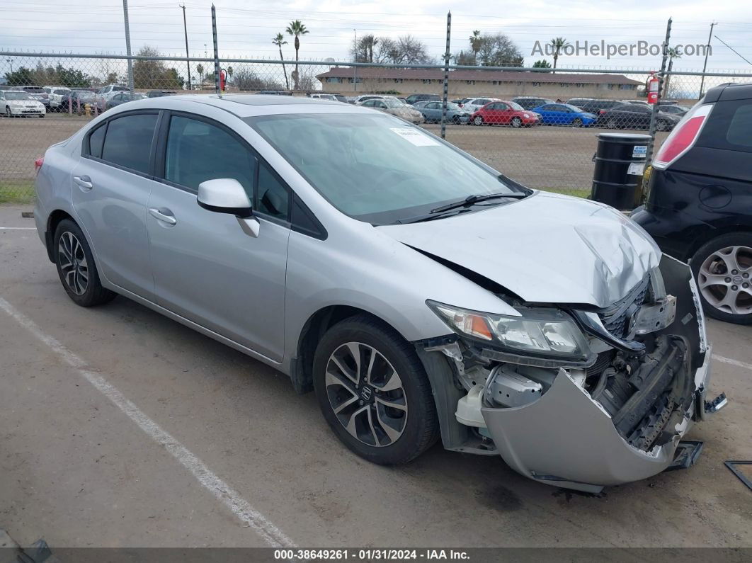 2013 Honda Civic Ex Silver vin: 19XFB2F80DE254110