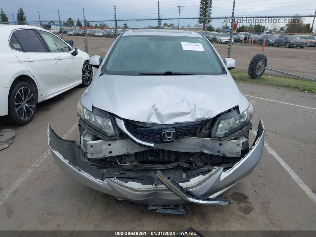 2013 Honda Civic Ex Silver vin: 19XFB2F80DE254110