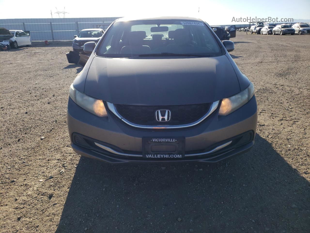 2013 Honda Civic Ex Brown vin: 19XFB2F80DE286877