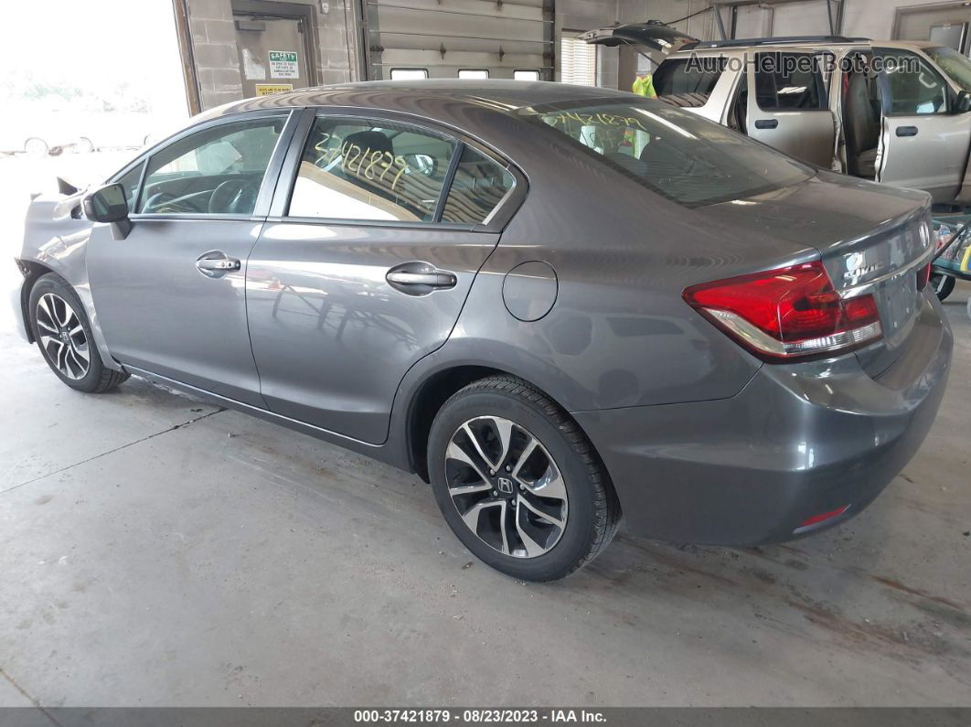 2014 Honda Civic Sedan Ex Gray vin: 19XFB2F80EE025167