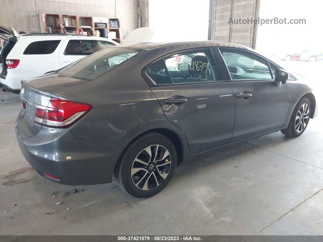 2014 Honda Civic Sedan Ex Gray vin: 19XFB2F80EE025167