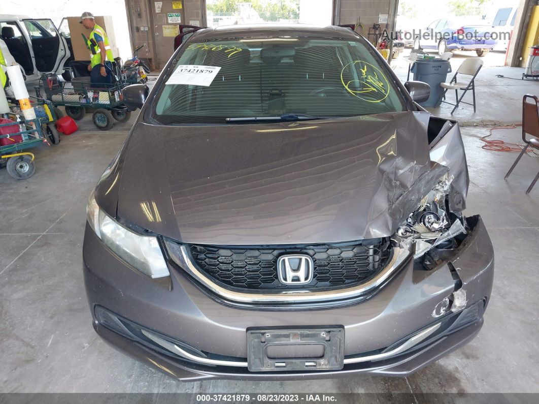 2014 Honda Civic Sedan Ex Gray vin: 19XFB2F80EE025167