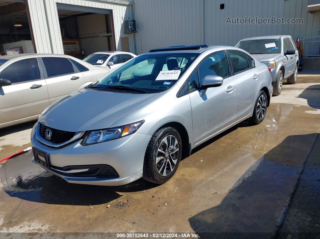 2014 Honda Civic Ex Silver vin: 19XFB2F80EE086194