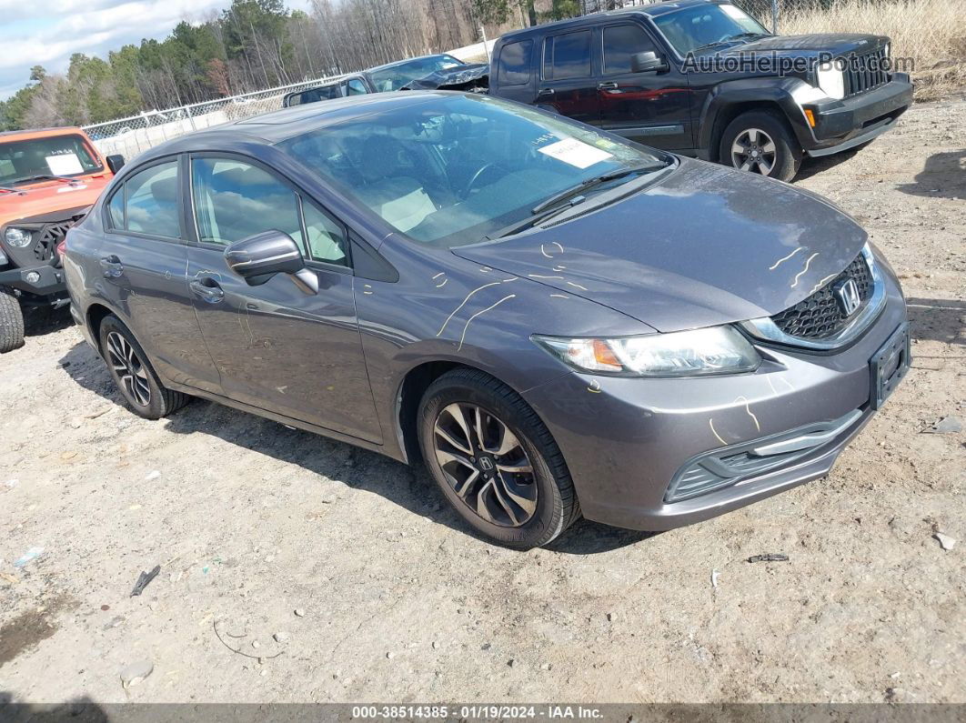 2014 Honda Civic Ex Gray vin: 19XFB2F80EE249846