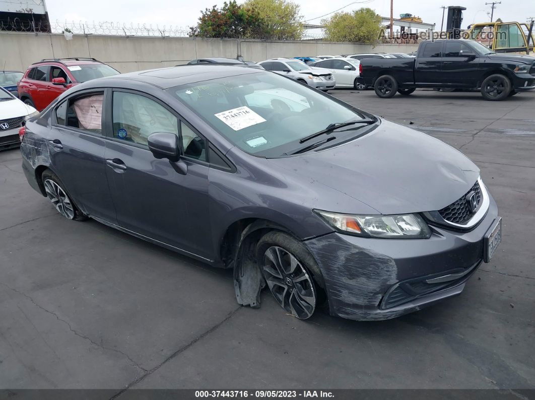 2014 Honda Civic Sedan Ex Gray vin: 19XFB2F80EE251466