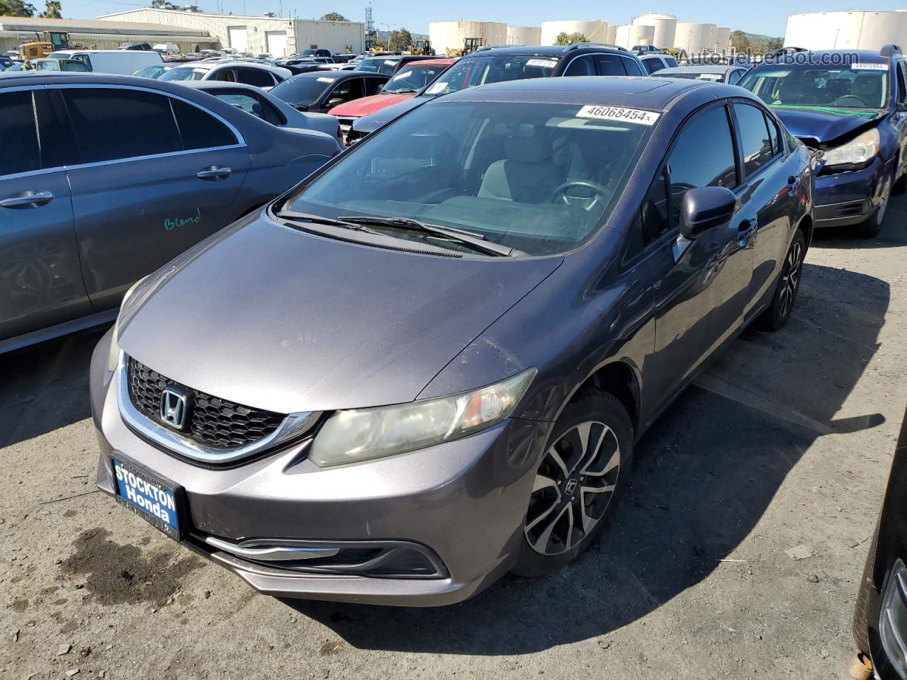 2014 Honda Civic Ex Gray vin: 19XFB2F80EE272687