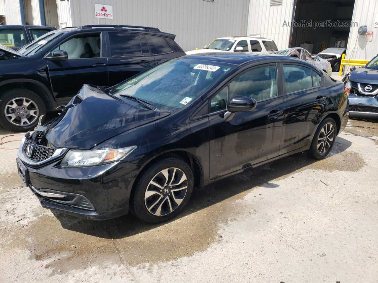 2015 Honda Civic Ex Black vin: 19XFB2F80FE026644