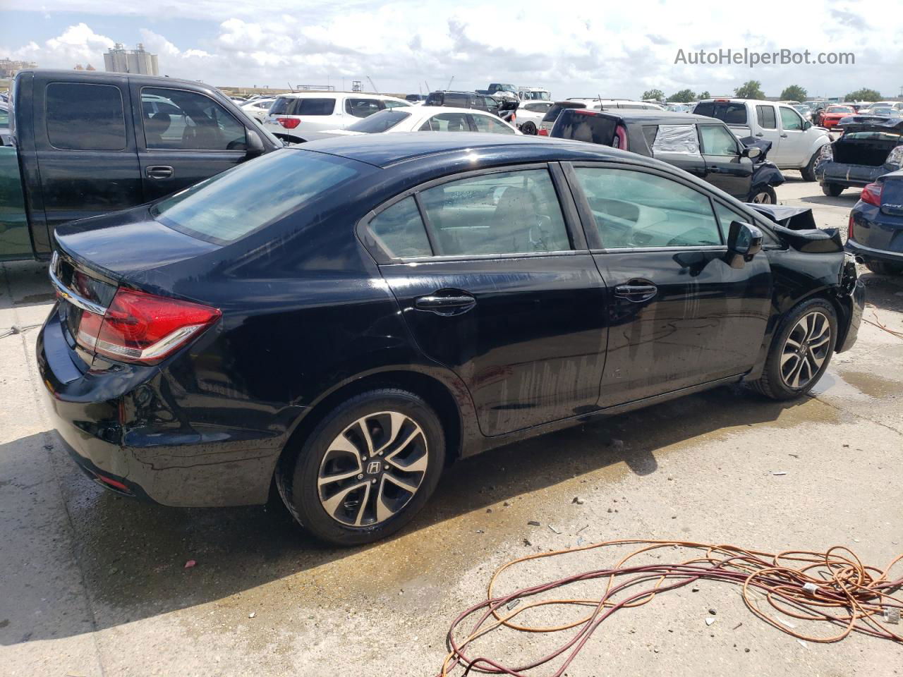 2015 Honda Civic Ex Black vin: 19XFB2F80FE026644