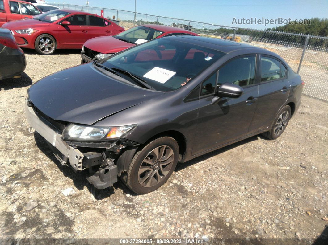 2015 Honda Civic Ex Gray vin: 19XFB2F80FE075150