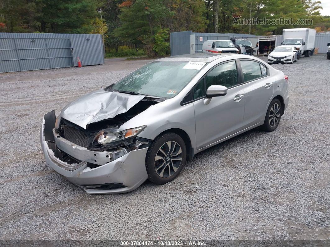 2015 Honda Civic Sedan Ex Silver vin: 19XFB2F80FE212149