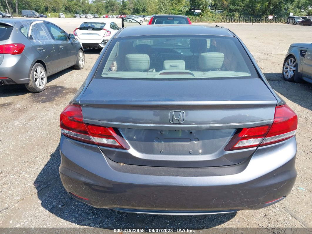 2015 Honda Civic Sedan Ex Gray vin: 19XFB2F80FE223040