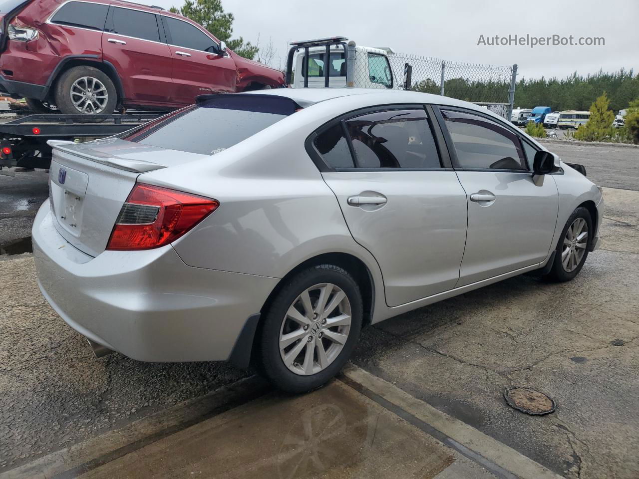 2012 Honda Civic Ex Silver vin: 19XFB2F81CE103260