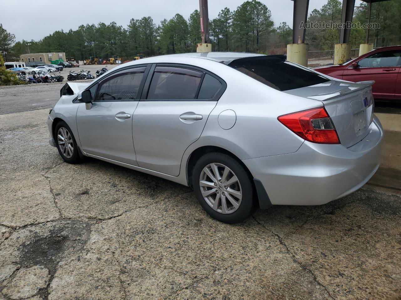 2012 Honda Civic Ex Silver vin: 19XFB2F81CE103260