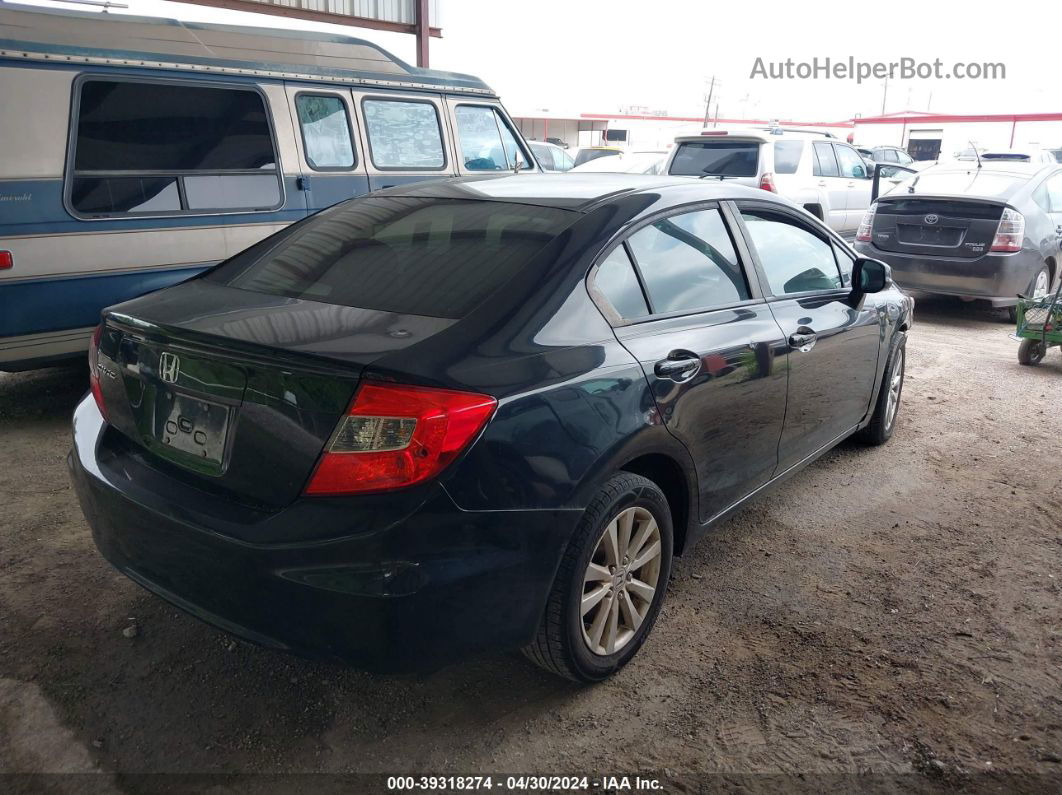 2012 Honda Civic Ex Black vin: 19XFB2F81CE109107