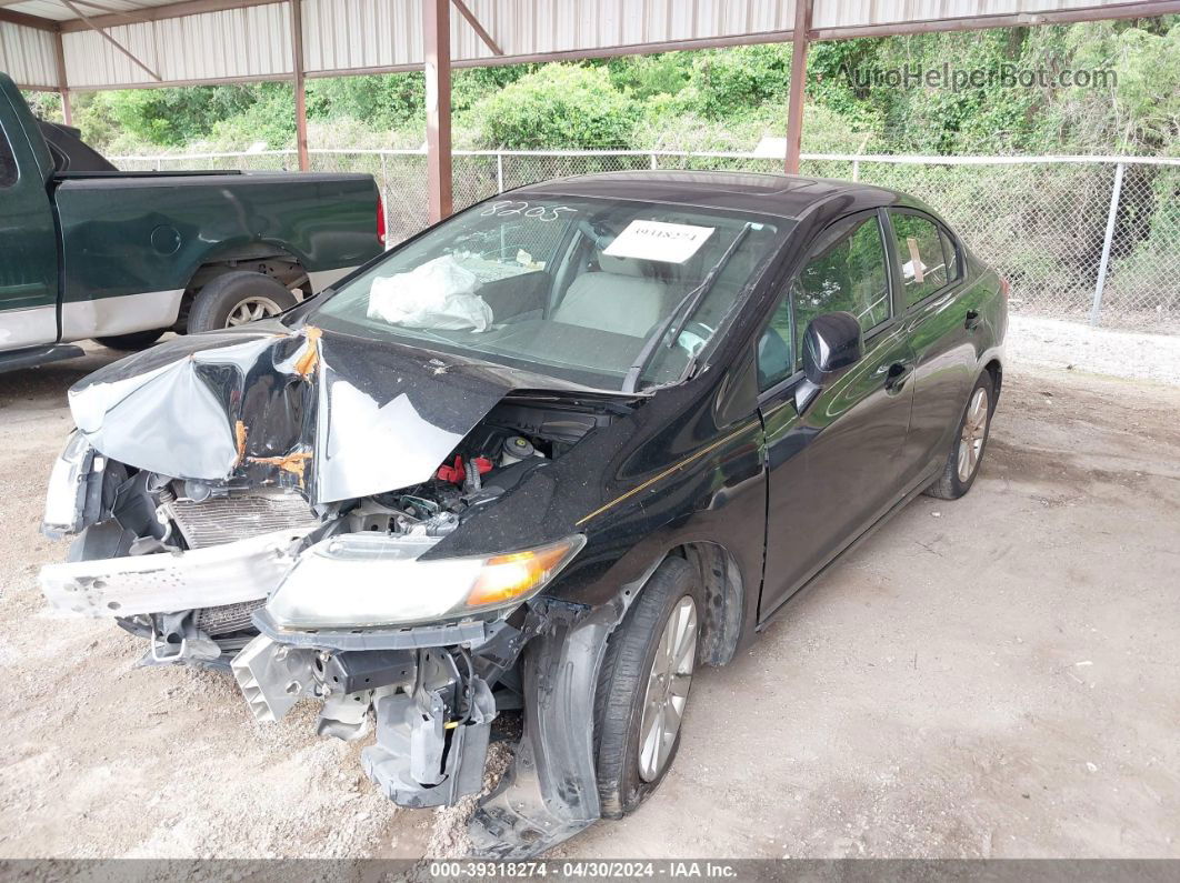 2012 Honda Civic Ex Black vin: 19XFB2F81CE109107