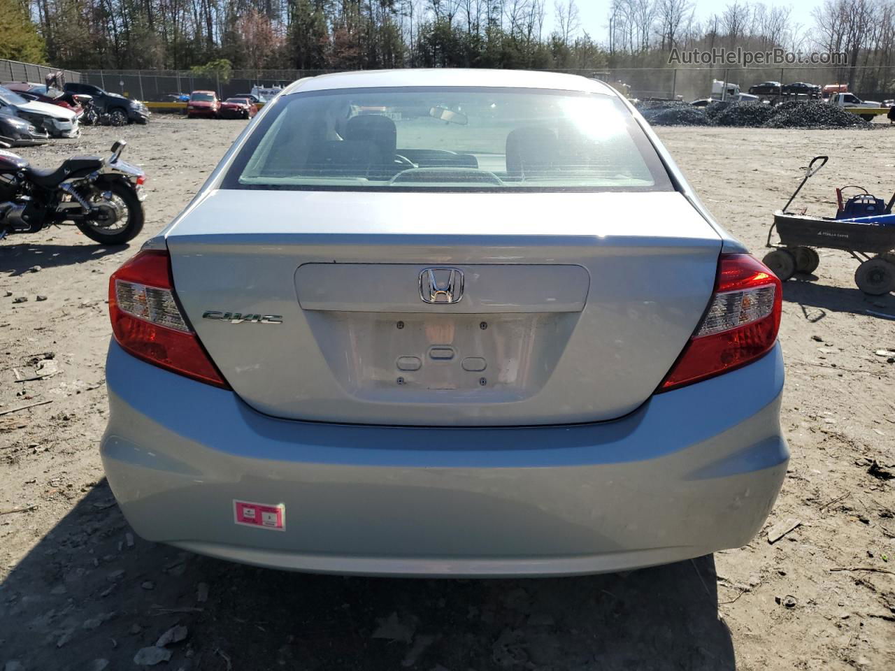 2012 Honda Civic Ex Blue vin: 19XFB2F81CE335860