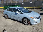 2012 Honda Civic Ex Синий vin: 19XFB2F81CE335860